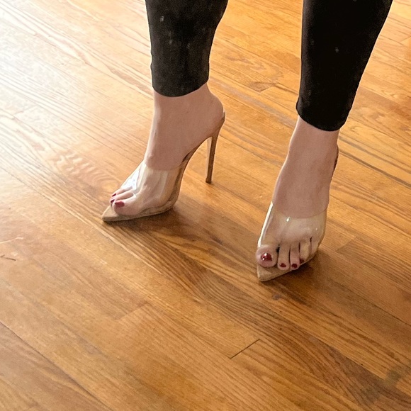 femme luxe Shoes - ⚪️Clear Heels